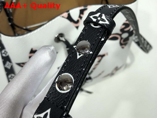 Louis Vuitton Neonoe Bucket Bag White Printed Monogram Canvas Replica