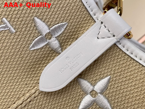 Louis Vuitton Neonoe MM Bucket Bag in Beige Lotus Canvas M22852 Replica