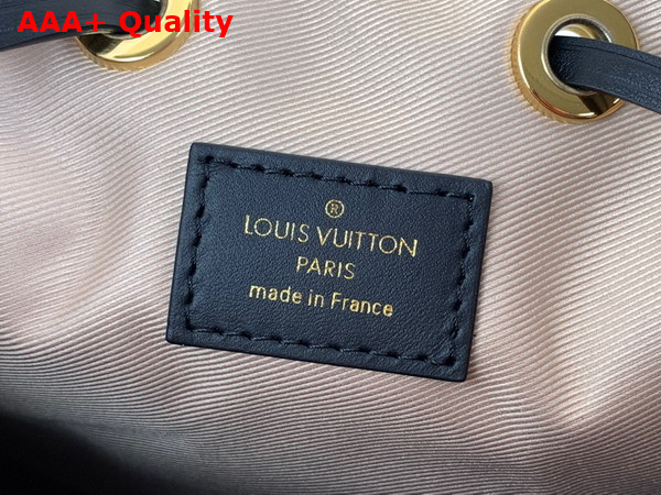 Louis Vuitton Neonoe MM Bucket Bag in Beige Noir Lotus Cotton M23080 Replica
