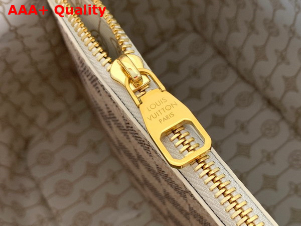 Louis Vuitton Neonoe MM Bucket Bag in Damier Azur Canvas with Nautical Print of Ropes and Chains N40474 Replica