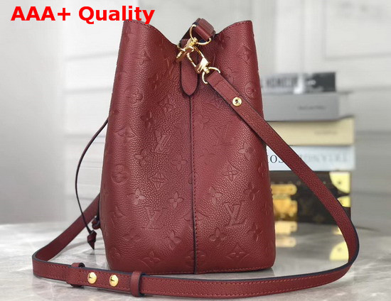 Louis Vuitton Neonoe MM Exclusive Prelaunch Cherry Berry Monogram Empreinte Leather Replica