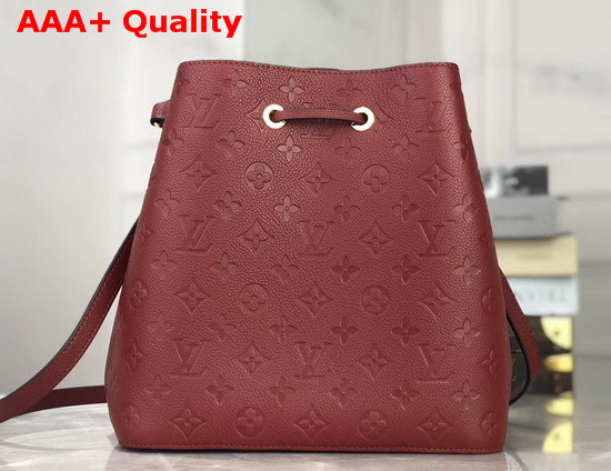 Louis Vuitton Neonoe MM Exclusive Prelaunch Cherry Berry Monogram Empreinte Leather Replica