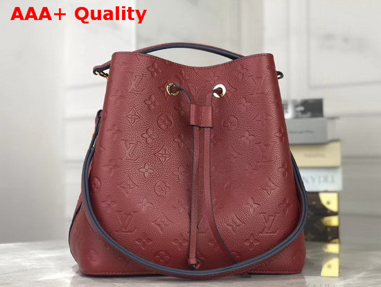 Louis Vuitton Neonoe MM Exclusive Prelaunch Cherry Berry Monogram Empreinte Leather Replica