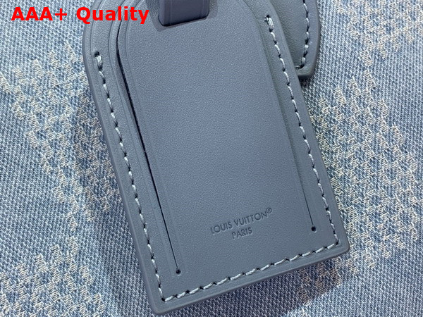 Louis Vuitton Nevereverfull Denim Blue Damier Denim 3D Cotton Canvas N00198 Replica