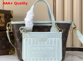 Louis Vuitton Neverfull Bandouliere Inside Out BB Monogram Celadon M28236 Replica