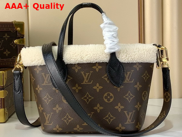 Louis Vuitton Neverfull Bandouliere Inside Out BB Monogram Shearling M26315 Replica