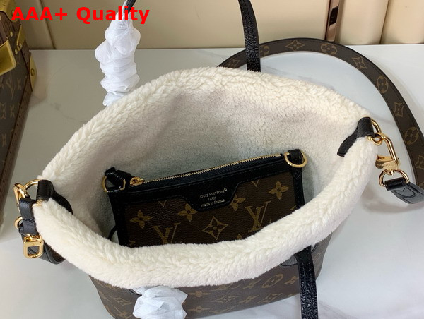 Louis Vuitton Neverfull Bandouliere Inside Out BB Monogram Shearling M26315 Replica