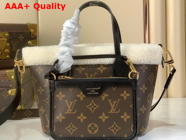 Louis Vuitton Neverfull Bandouliere Inside Out BB Monogram Shearling M26315 Replica
