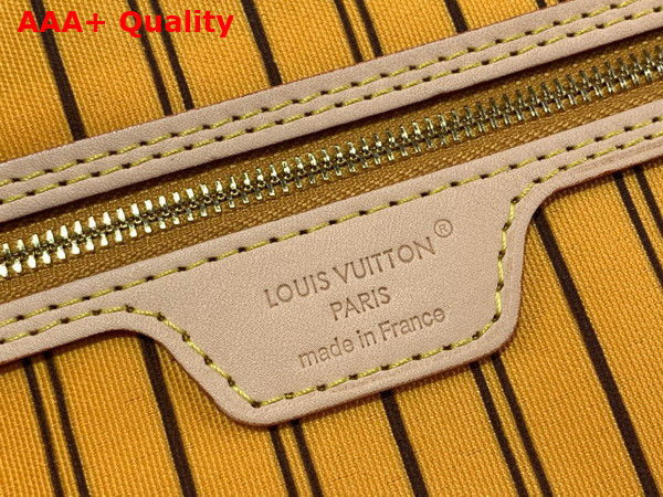 Louis Vuitton Neverfull Bandouliere Inside Out MM Monogram Jaune Safran M11947 Replica