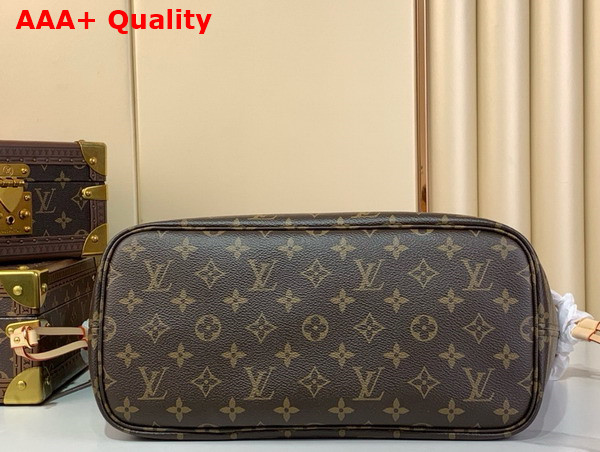 Louis Vuitton Neverfull Bandouliere Inside Out MM Monogram Rose Pondichery M12257 Replica
