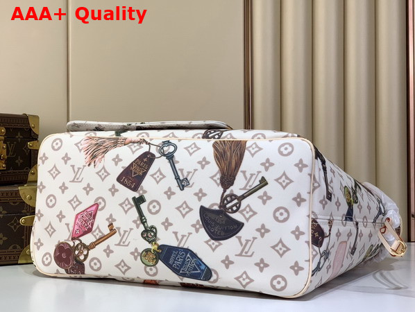 Louis Vuitton Neverfull GM Getaway Linen and Coated Canvas Vibrant Transversal Print M29449 Replica