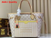 Louis Vuitton Neverfull Inside Out MM Monogram Dune Coated Canvas LV Crafty Collection M2A095 Replica
