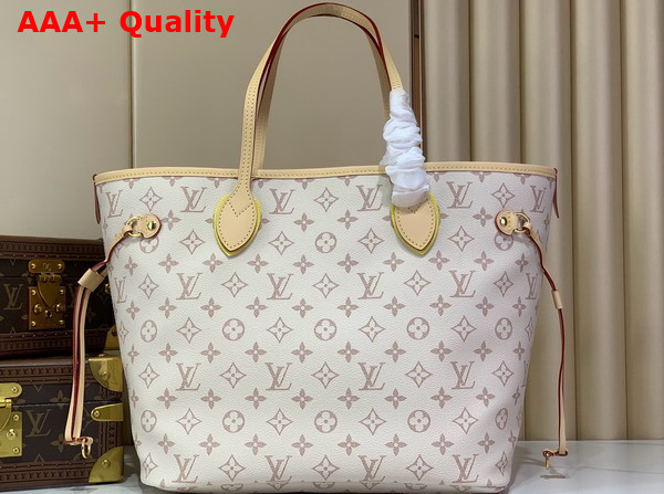 Louis Vuitton Neverfull Inside Out MM Monogram Dune Coated Canvas LV Crafty Collection M2A095 Replica