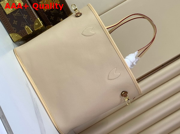 Louis Vuitton Neverfull Inside Out MM Monogram Dune Coated Canvas LV Crafty Collection M2A095 Replica