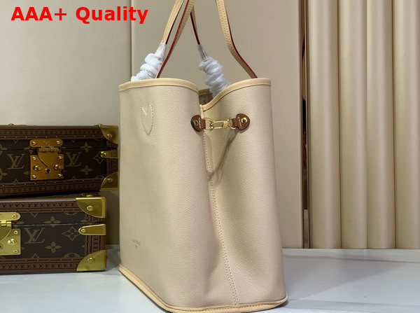 Louis Vuitton Neverfull Inside Out MM Monogram Dune Coated Canvas LV Crafty Collection M2A095 Replica