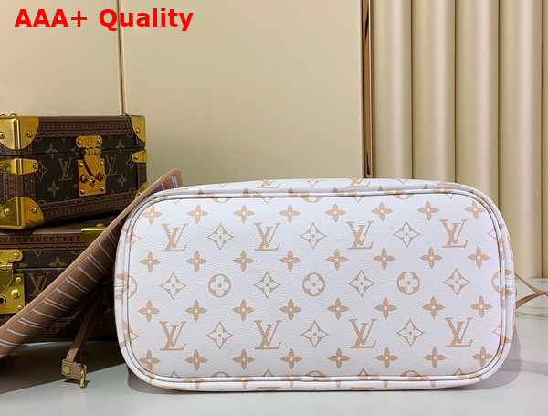 Louis Vuitton Neverfull Inside Out MM Monogram Dune Hazelnut Coated Canvas M25665 Replica