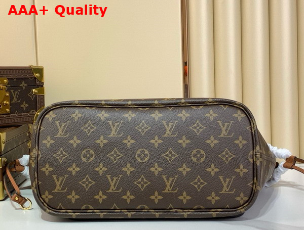 Louis Vuitton Neverfull Inside Out MM Tan Cowhide Leather and Monogram Coated Canvas M12061 Replica