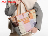 Louis Vuitton Neverfull Inside Out MM in Monogram Canvas with a Patchwork Inspired Finish M28376 Replica