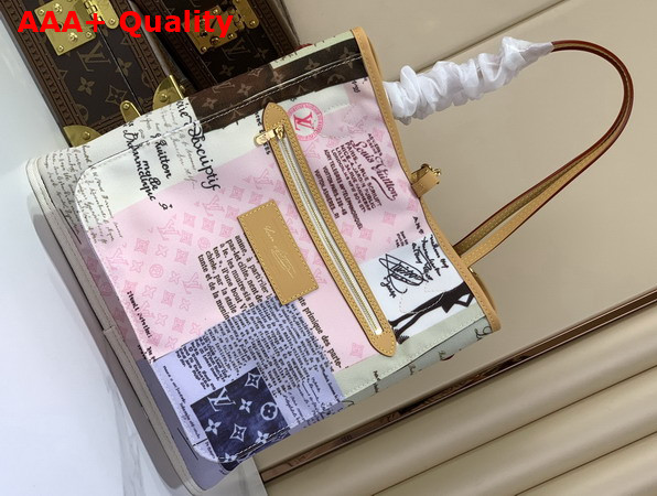 Louis Vuitton Neverfull Inside Out MM in Monogram Canvas with a Patchwork Inspired Finish M28376 Replica