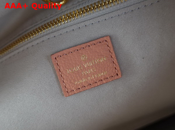 Louis Vuitton Neverfull MM Bicolor Monogram Empreinte Leather Trianon Pink Cream M46329 Replica