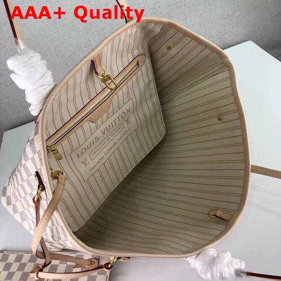 Louis Vuitton Neverfull MM Damier Azur Canvas Replica