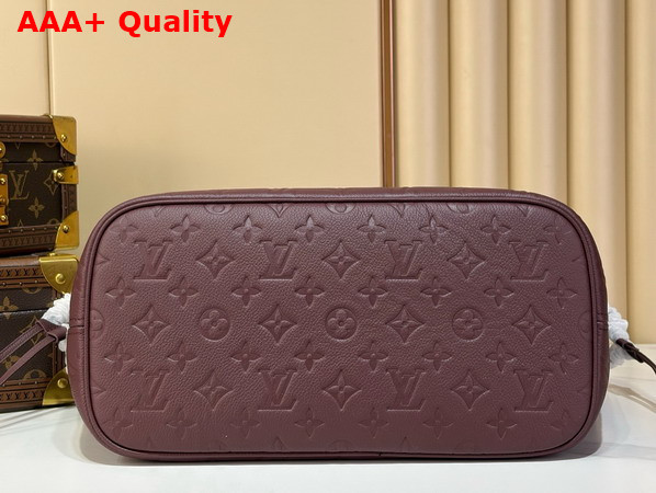 Louis Vuitton Neverfull MM Grenat Monogram Empreinte Leather M2A398 Replica