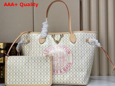 Louis Vuitton Neverfull MM LV Stamp Banane M28457 Replica