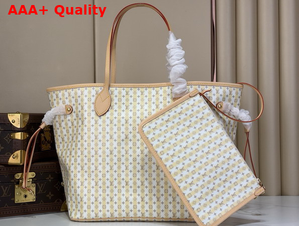 Louis Vuitton Neverfull MM LV Stamp Banane M28457 Replica