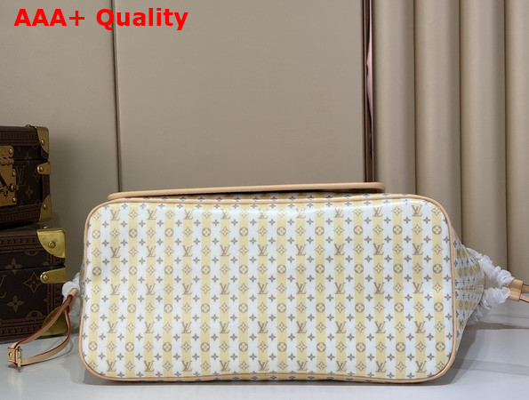Louis Vuitton Neverfull MM LV Stamp Banane M28457 Replica