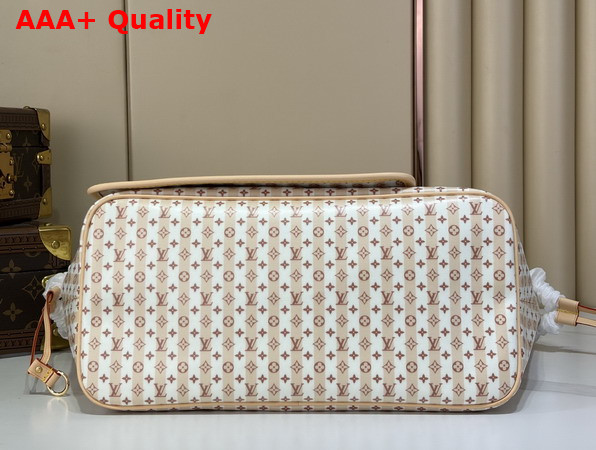 Louis Vuitton Neverfull MM LV Stamp Nude Rose M29483 Replica