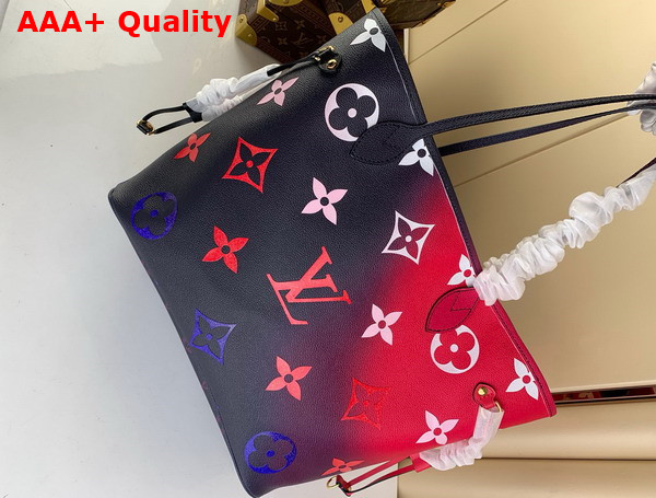 Louis Vuitton Neverfull MM Midnight Fuchsia Monogram Canvas M20511 Replica