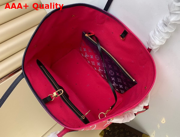 Louis Vuitton Neverfull MM Midnight Fuchsia Monogram Canvas M20511 Replica