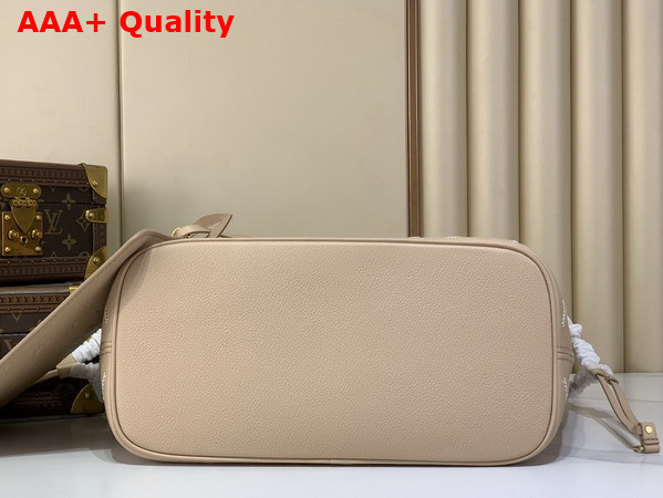 Louis Vuitton Neverfull MM Monogram Empreinte Couture Leather Hazelnut Couture M29486 Replica