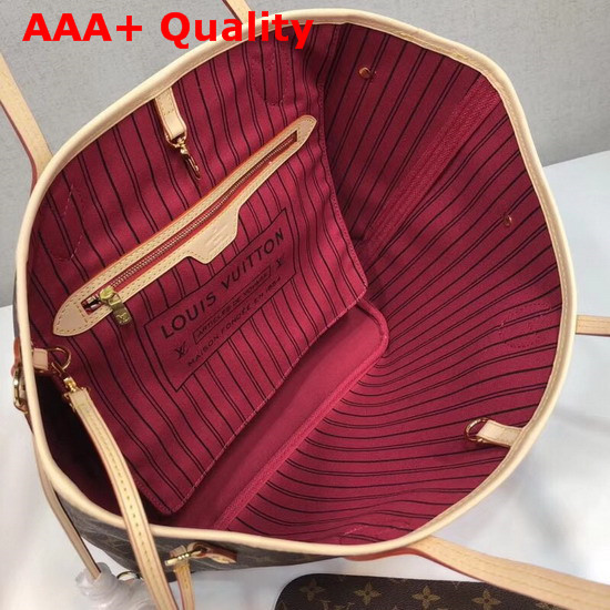 Louis Vuitton Neverfull MM Monogram Pivoine Interior Replica
