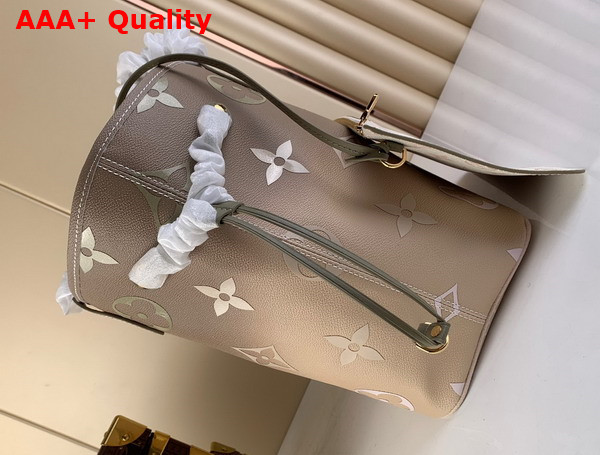 Louis Vuitton Neverfull MM Sunset Kaki Monogram Canvas M59859 Replica