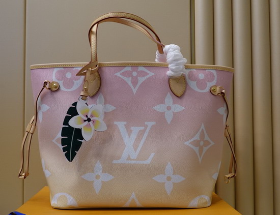 Louis Vuitton Neverfull MM Tote Bag Light Pink Monogram Giant Canvas M45680 Replica