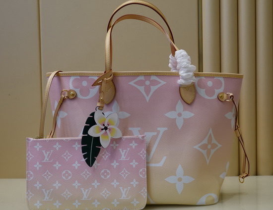 Louis Vuitton Neverfull MM Tote Bag Light Pink Monogram Giant Canvas M45680 Replica