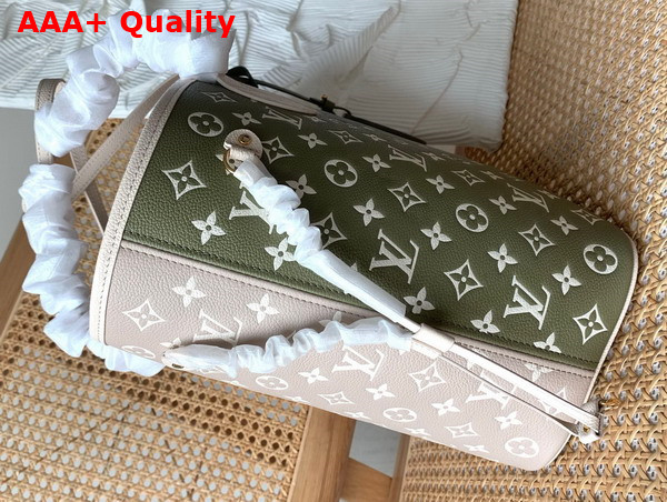 Louis Vuitton Neverfull MM Tote Bag Made From a Bold Mix of Colored Monogram Embossed Leathers M46102 Replica
