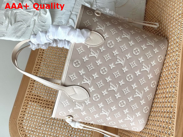 Louis Vuitton Neverfull MM Tote Bag Made From a Bold Mix of Colored Monogram Embossed Leathers M46102 Replica