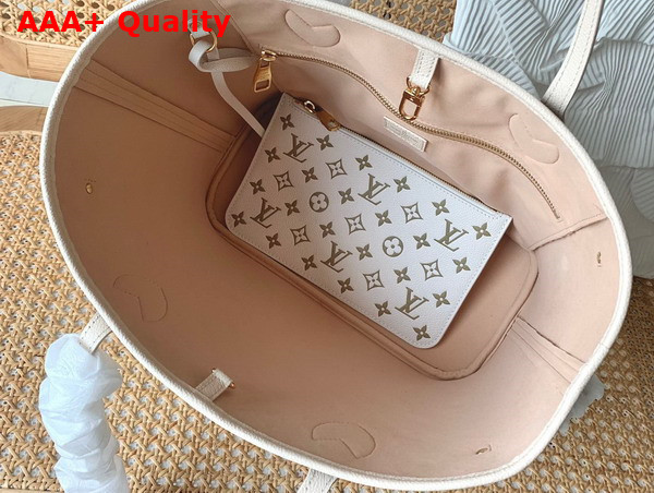 Louis Vuitton Neverfull MM Tote Bag Made From a Bold Mix of Colored Monogram Embossed Leathers M46102 Replica