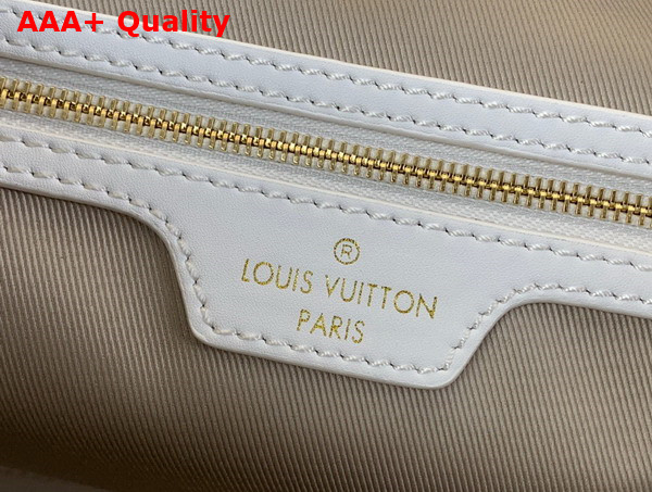 Louis Vuitton Neverfull MM Tote in Beige Lotus Cotton M22839 Replica