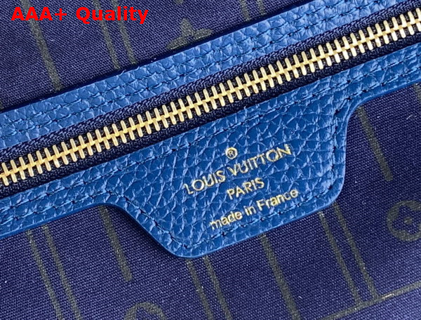 Louis Vuitton Neverfull MM Tote in Blue Monogram Jacquard Denim Replica