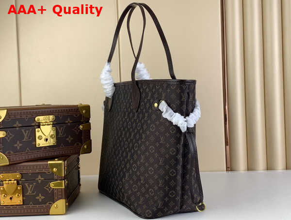 Louis Vuitton Neverfull MM Tote in Brown Monogram Jacquard Denim Replica