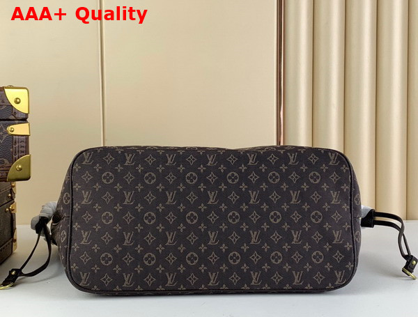Louis Vuitton Neverfull MM Tote in Brown Monogram Jacquard Denim Replica