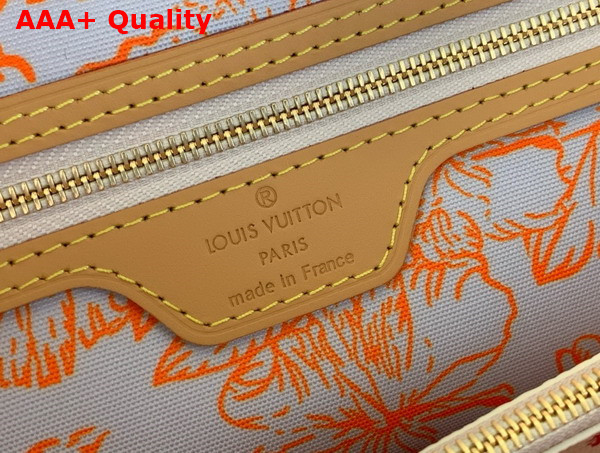 Louis Vuitton Neverfull MM Tote in Coral Monogram Tiles Canvas M25317 Replica