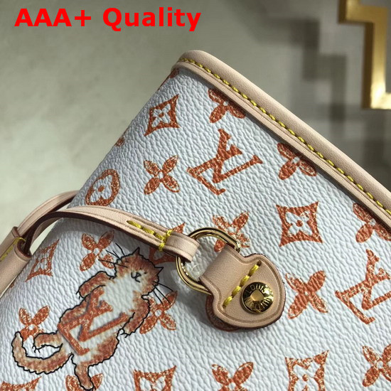 Louis Vuitton Neverfull MM White Transformed Monogram Canvas M44459 Replica