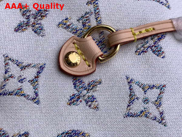 Louis Vuitton Neverfull MM in Multicolor Beige Monogram Jacquard Fabric M24905 Replica