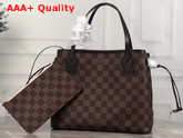 Louis Vuitton Neverfull PM Damier Ebene Canvas with Pink Interior Replica