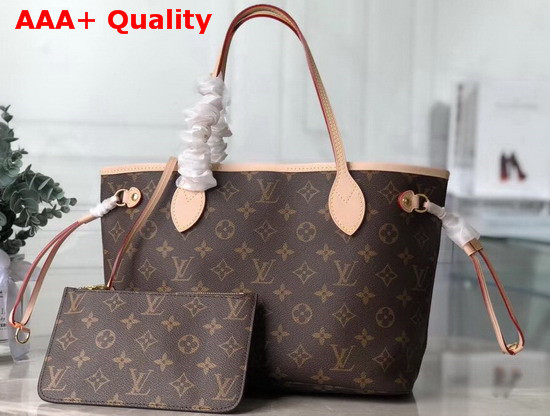 Louis Vuitton Neverfull PM Monogram Canvas with Beige Interior Replica