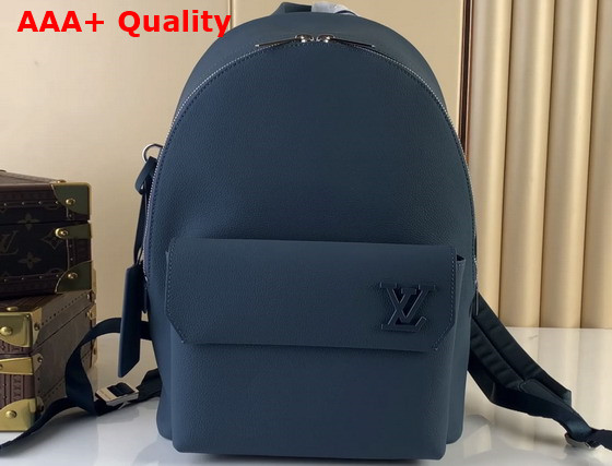 Louis Vuitton New Backpack in Blue Aerogram Cowhide Leather Replica